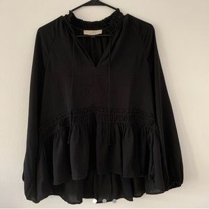 Black blouse from Ann Taylor Loft.